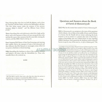 Introduction to al-Fatwa al-Hamawiyyah By Shaykhul Islam Ibn Taymiyyah