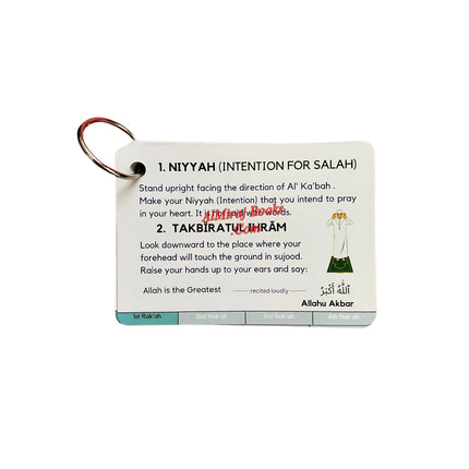 Islamic Salah Cards How to Perform Salah Step by Step Guide
