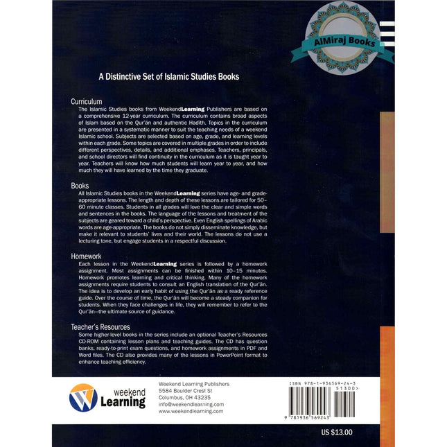 Islamic Studies Level 10 ( Weekend Learning Series) By Mansur Ahmad and Husain A. Nuri