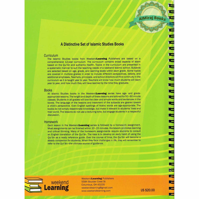 Islamic Studies Level 6 Teacher’s Manual (Teacher’s Edition) (Weekend Learning Series) By Husain A.Nauri and Mansur Ahmad