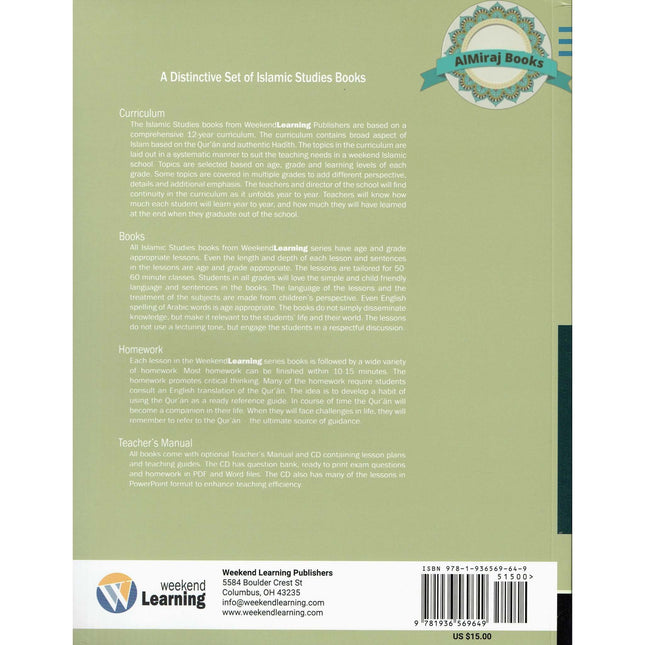 Islamic Studies Level 8 ( Weekend Learning Series) Revised and Enlarged By Mansur Ahmad and Husain A. Nuri