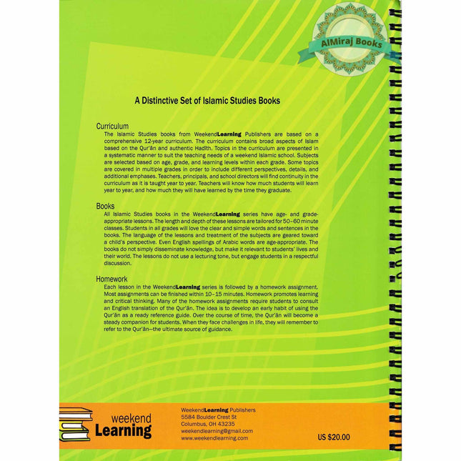 Islamic Studies Level 8 Teacher’s Manual (Teacher’s Edition) (Weekend Learning Series) By Husain A.Nauri and Mansur Ahmad