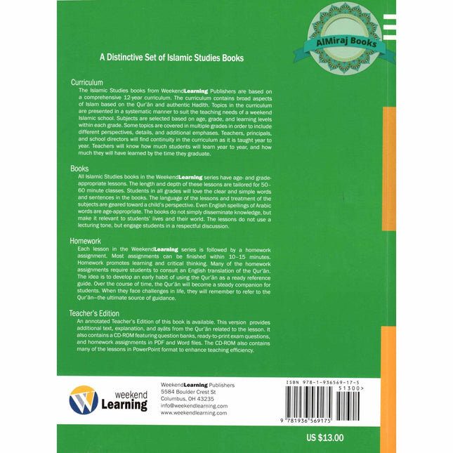 Islamic Studies Level 9 ( Weekend Learning Series) By Mansur Ahmad and Husain A. Nuri
