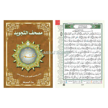 Juz Amma Tajweed Quran( Arabic Edition )( Part 30 Only) (Extra Large)