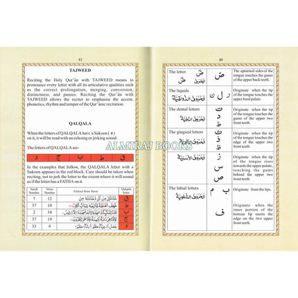 Juzu Amma With Color Coded Tajweed Rules In English (Persian Script)
