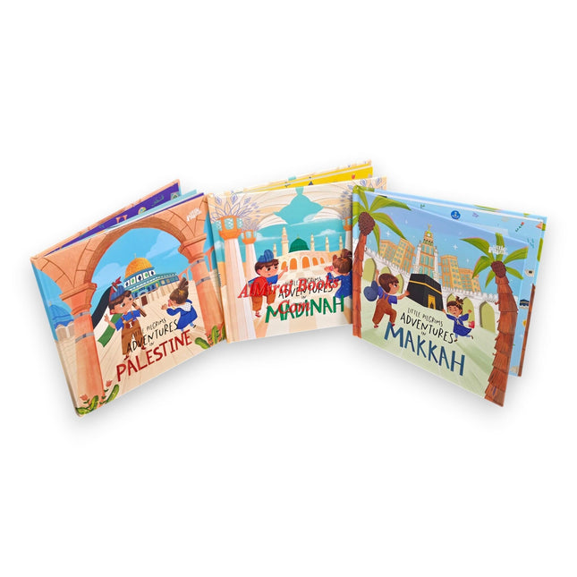Kids 3 Part Book Set – Adventures in Makkah, Madinah  Palestine
ISBN:9781068781810