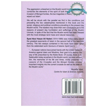 Lessons of the Crusades and the Mongol Hordes By Syed Abul Hasan Ali Nadwi