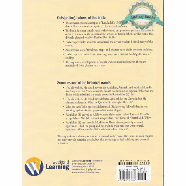 Life of Rasulullah: Makkah Period (Weekend Learning Series) By Husain A.Nauri