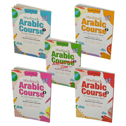 Madinah Arabic Course for English Speaking Children 5 Books Set, 9781872531779