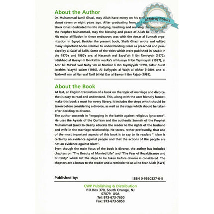 Marriage and Divorce By Dr Muhammad Jamil Ghazi