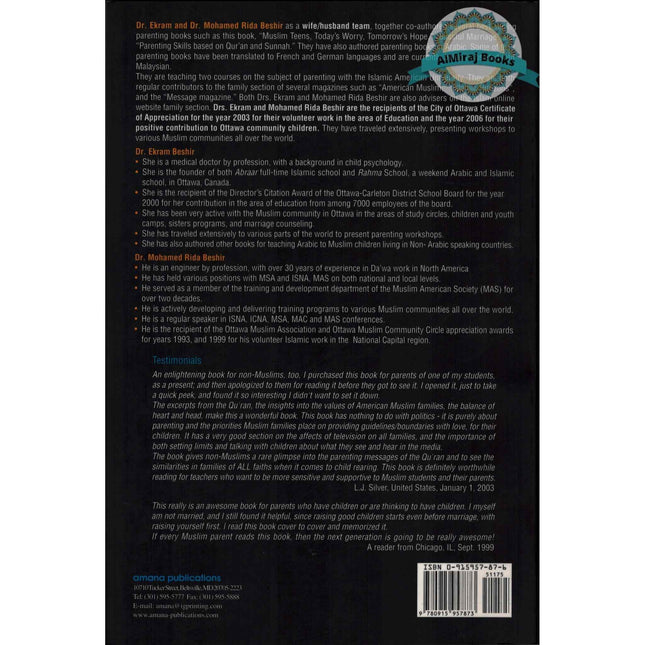 Meeting the Challenge of Parenting in the West : An Islamic Perspective By Ekram Beshir M.D. and Mohamed Rida Beshir