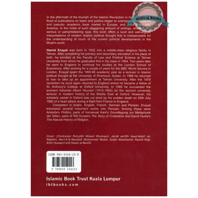 Modern Islamic Political Thought By Hamid Enayat