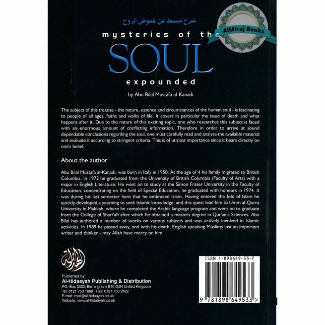 Mysteries of the Soul Expounded By Abu Bilal Mustafa al-Kanadi