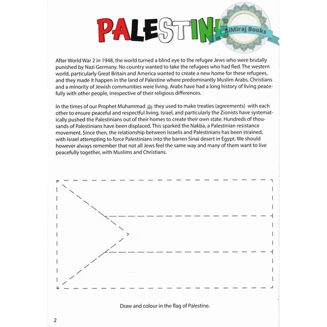 Palestine Activity Book by Adilah Joossab