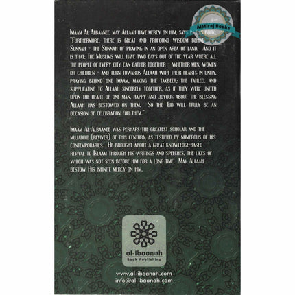 Praying Eid in the Musallaa is the Sunnah By Imaam Naasir ud-Deen al-Albaanee