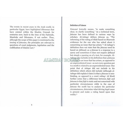 Principles of Fatwaa-Making Easiest Opinions Madhhab-Combining and Anomalies