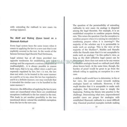 Principles of Fatwaa-Making Easiest Opinions Madhhab-Combining and Anomalies