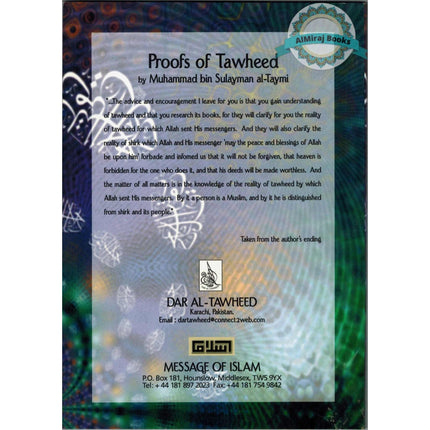 Proofs of Tawheed By Sheikh Sulayman Al-Taymi