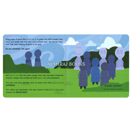 Prophet Nuh (AS) Built An Ark Life Story Board Book for Children