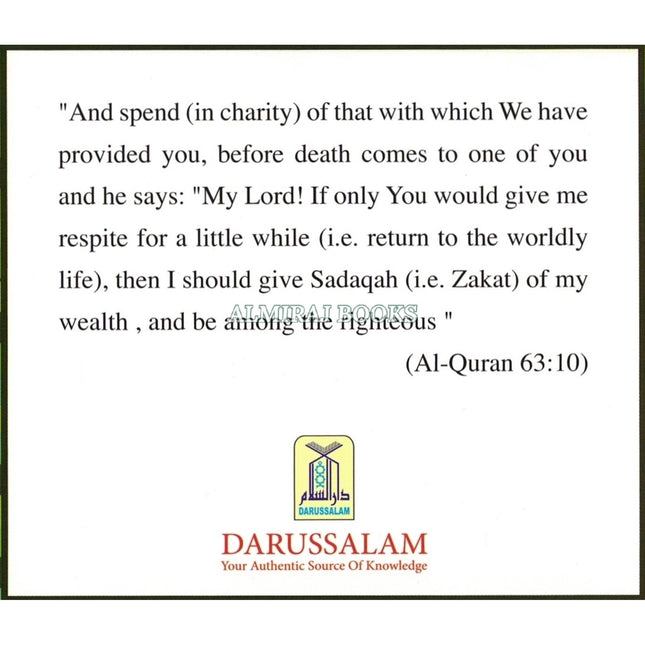 Purify Your Wealth By Paying Zakat Correctly By Syed Ahmad