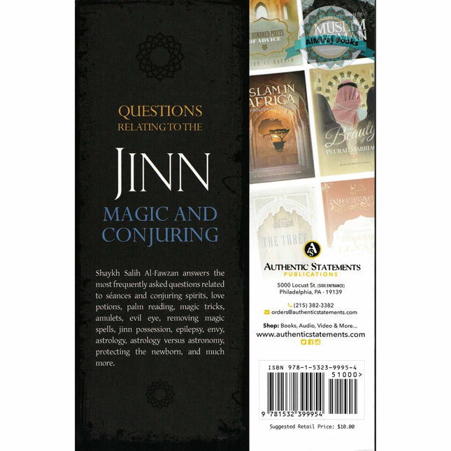 Questions Relating to the Jinn, Magic and Conjuring By Shaykh Salih Al-Fawzan