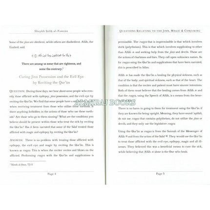 Questions Relating to the Jinn, Magic and Conjuring By Shaykh Salih Al-Fawzan