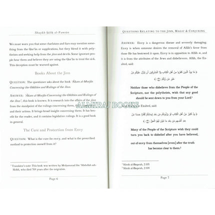 Questions Relating to the Jinn, Magic and Conjuring By Shaykh Salih Al-Fawzan
