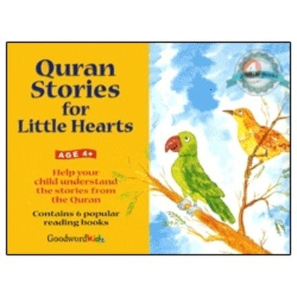 Quran Stories for Little Hearts Gift Box Age 4 (6 Books) By Saniyasnain Khan