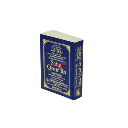 French Quran Le sens des versets du Saint Qouran Pocket Size