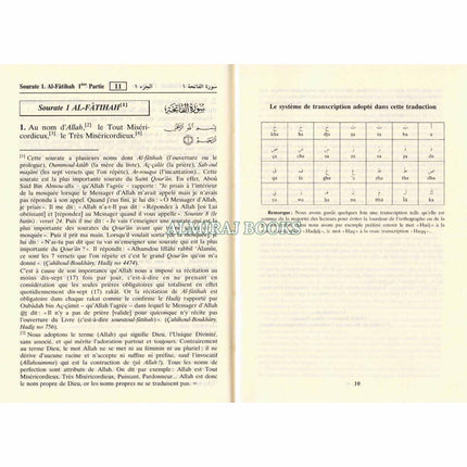 French Quran Le sens des versets du Saint Qouran Pocket Size