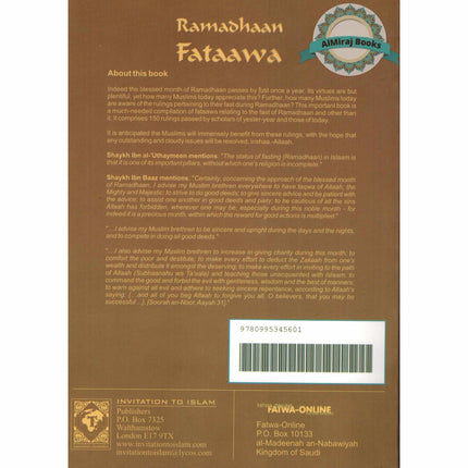 Ramadhaan Fataawa