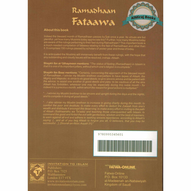 Ramadhaan Fataawa