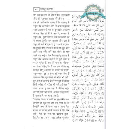 Riyad us-Saliheen Hindi