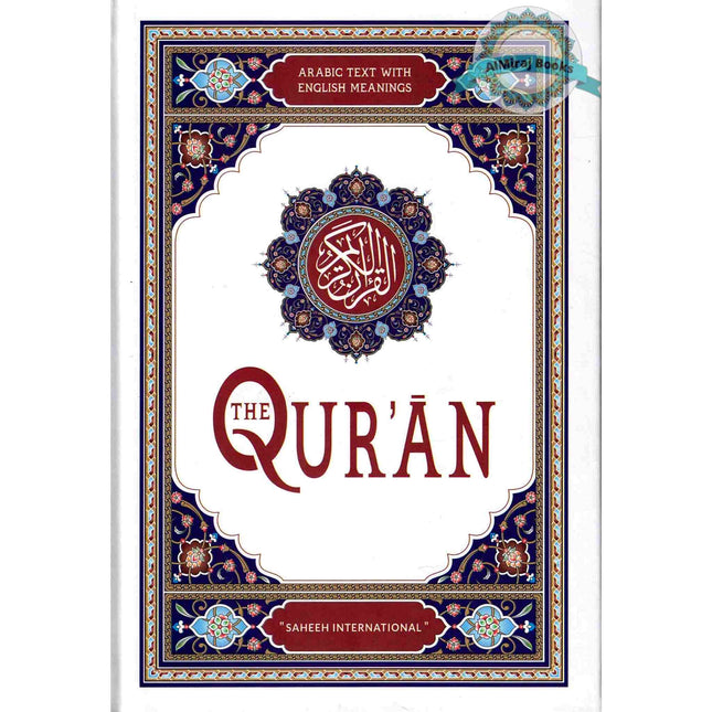 Saheeh International Quran( Arabic Text with English Meanings) Medium Hard cover