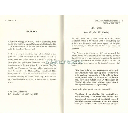 Salafiyyah Its Reality & Characteristics By Shaykh Saalih al-Fawzan