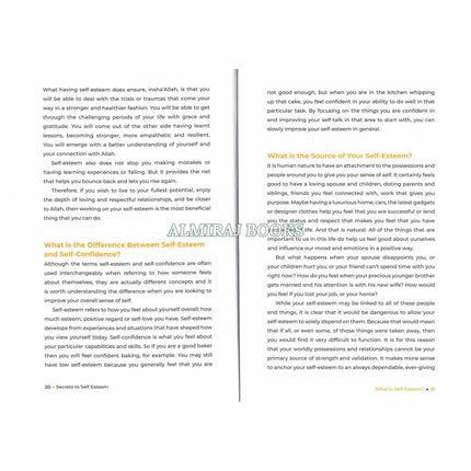 Secrets to Self Esteem by Afshan khan