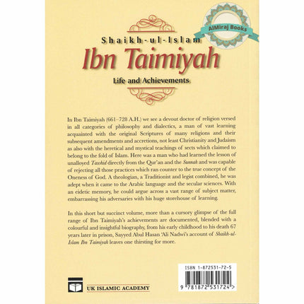 Shaikh ul Islam Ibn Taimiyah Life and Achievements By Sayyed Abul Hasan Ali Nadwi