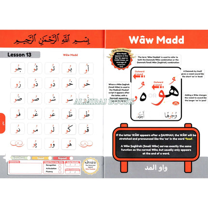 Simple Steps in Qur'an Reading- Qa'idah Part 1 2 S/C