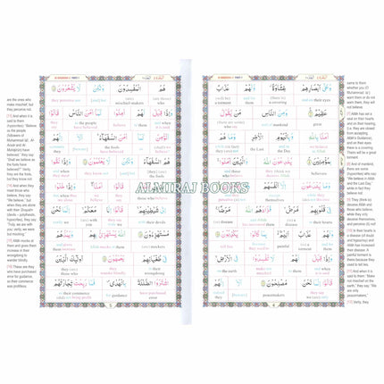 Study The Noble Quran Word-for-Word (Full Color in One Vol) By Dr. Muhsin Khan & Dr. Taqi-ud-Din Al-Hilali