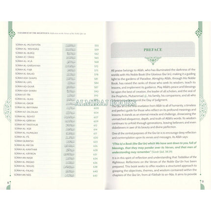 Tadabbur of the Righteous: Reflection on the Verses of the Noble Quran