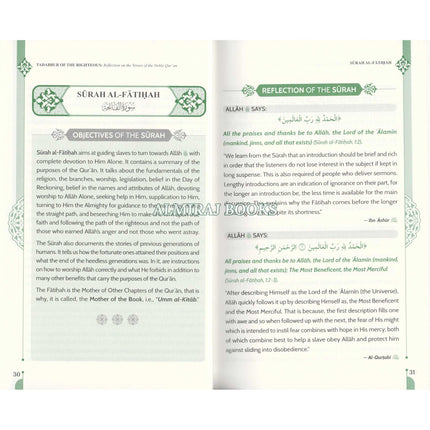 Tadabbur of the Righteous: Reflection on the Verses of the Noble Quran