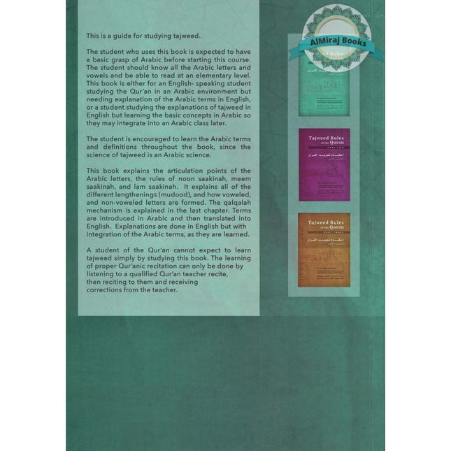 Tajweed Rules of the Quran Part 1 (Second Edition) By Kareema Czerepinski