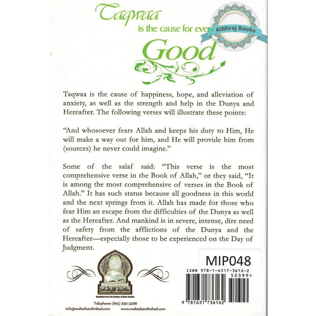 Taqwa Is the Cause for Every Good By Abdul-Azeez Bin Baaz