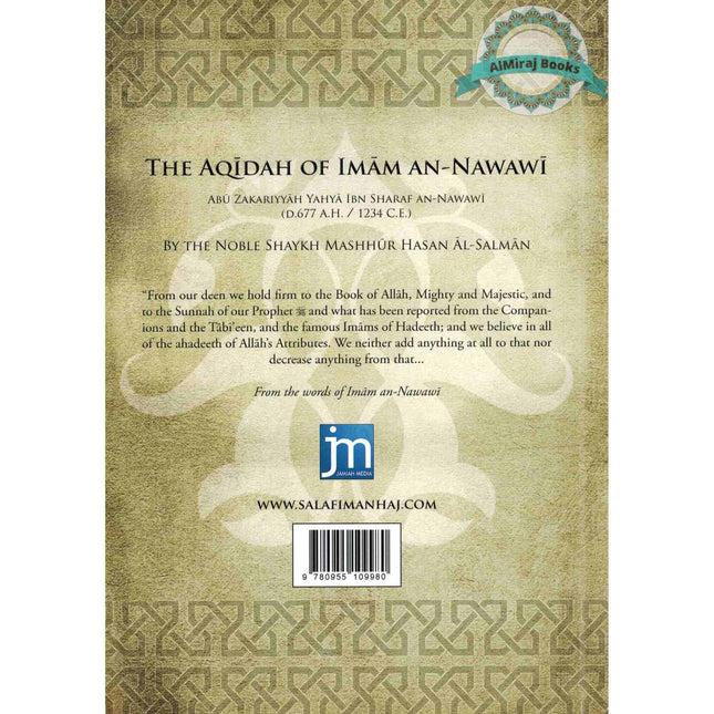 The Aqidah of Imam An Nawawi By Mashhur Hasan Al-Salman
