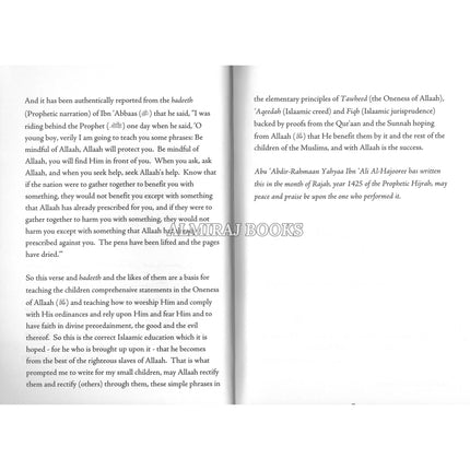 The Beneficial Elementary Principles in Tawheed, Fiqh and Aqeedah By Abu Abdir-Rahmaan Yahyaa Ibn Ali Al-Hajooree