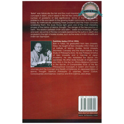 The Concept of Belief in Islamic Theology A Semantic Analysis of Iman and Islam By Toshihiko Izutsu