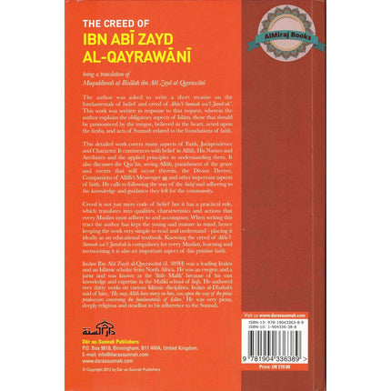The Creed Of Ibn Abi Zayd Al Qayrawani By Imaam Abu Muhammad Abdullah Ibn Abi Zayd Al Qayraw