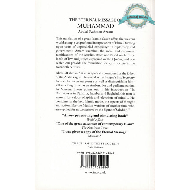 The Eternal Message of Muhammad (Islamic Texts Society) By Abd Al-rahman Azzam
