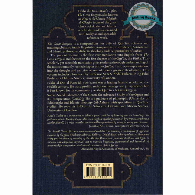The Great Exegesis -Volume I-The Fatiha By Fakhr al-Din Razi