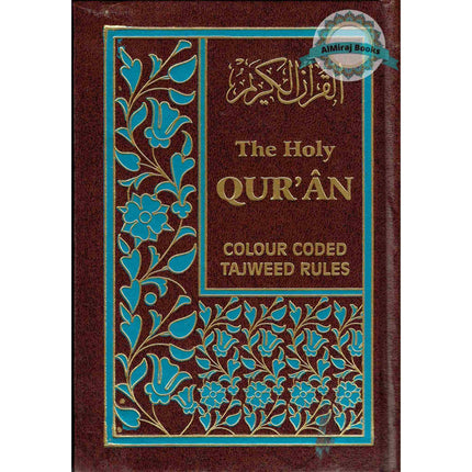 The Holy Quran with Colour Coded Tajweed Rules (Arabic and English Edition)